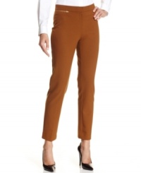 Ellen Tracy's skinny trousers are essential staples and pair well with anything from basic tees, to silky blouses to crisp shirts. The price is so nice, too! Ellen Tracy's skinny trousers are essential staples and pair well with anything from basic tees, to silky blouses to crisp shirts. The price is so nice, too!