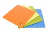 MIU France Set of 4 Silicone Pot Holders, Orange, Yellow, Green and Blue