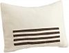 Calvin Klein White Label Cut Stripe Decorative Pillow, Gravel