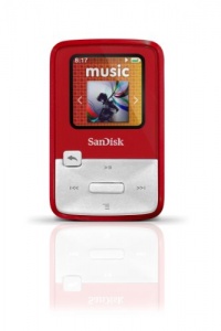 SanDisk Sansa Clip Zip 4GB MP3 Player (Red) SanDisk Sansa Clip Zip 4GB MP3 Player (Red)