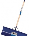 Garant YSP30DU Yukon 30-Inch Steel Blade Snow Pusher Varnished Ash Handle, Blue