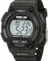 Timex Men's T5K196 Ironman Classic Shock 30-Lap Black/Blue Resin Strap Watch