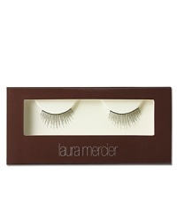 Laura Mercier Center Faux Eyelashes create the illusion of an open, wide eye to give a soft, feminine lift to the face. The delicate band of lashes are to be positioned directly over the center of the eye. To apply: Trim lashes to fit your lash line if necessary. Apply glue to base of lash set and wait 10 seconds. Position lashes just above natural lash line and hold in place to set. Laura Mercier Center Faux Eyelashes create the illusion of an open, wide eye to give a soft, feminine lift to the face. The delicate band of lashes are to be positioned directly over the center of the eye. To apply: Trim lashes to fit your lash line if necessary. Apply glue to base of lash set and wait 10 seconds. Position lashes just above natural lash line and hold in place to set.