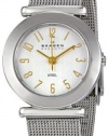 Skagen Women's 107SGSC Steel Collection Crystal Accented Mesh Stainless Steel Silver Dial Watch