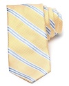Fresh and upbeat, this classic width tie adds zest to your professional attire with an appealing summer color.