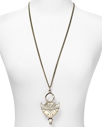 Vanessa Mooney Shield Me Brass Necklace, 30 Vanessa Mooney Shield Me Brass Necklace, 30