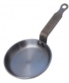 DeBuyer Mineral B Element Grill Iron Frypan, 4.7-Inch Round