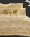Donna Karan Bedding Modern Classics Silk Gold Leaf KING Quilt