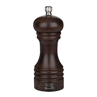 Designed to cut, then grind for maximum flavor, this durable salt mill from Trudeau is made of rich natural wood for a warm, rustic look. Designed to cut, then grind for maximum flavor, this durable salt mill from Trudeau is made of rich natural wood for a warm, rustic look.