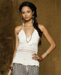 Denim & Supply Ralph Lauren's light and airy camisole is crafted in a delicate open-knit design and finished with bohemian tassel straps for a luxe look that can be layered or worn on its own. Denim & Supply Ralph Lauren's light and airy camisole is crafted in a delicate open-knit design and finished with bohemian tassel straps for a luxe look that can be layered or worn on its own.