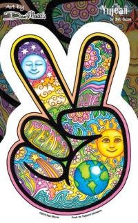 Dan Morris - Peace Hand - Sticker / Decal Dan Morris - Peace Hand - Sticker / Decal