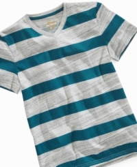 The perfect piece to layer or wear alone. Epic Threads' space-dyed tee will soon be his favorite to pair with jeans, cargos or fleece hoodies. The perfect piece to layer or wear alone. Epic Threads' space-dyed tee will soon be his favorite to pair with jeans, cargos or fleece hoodies.