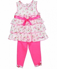 Guess Pretty Peek 2-Piece Outfit (Sizes 0M - 9M) - pink/white, 3 - 6 months Guess Pretty Peek 2-Piece Outfit (Sizes 0M - 9M) - pink/white, 3 - 6 months