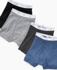 Cotton? Check. Comfy? Check. The perfect fit? Check. Count on Jockey to cover all the bases with this two-pack of boxer briefs. Cotton? Check. Comfy? Check. The perfect fit? Check. Count on Jockey to cover all the bases with this two-pack of boxer briefs.