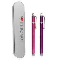 Chromo Inc.® Mesh Stylus Fun Gift Set - Extreme-Durable Pro Series, 1 Pink & 1 Purple Stylus in Chrome Gift Box - SPECIAL SALE (Reg $14.99) Chromo Inc.® Mesh Stylus Fun Gift Set - Extreme-Durable Pro Series, 1 Pink & 1 Purple Stylus in Chrome Gift Box - SPECIAL SALE (Reg $14.99)