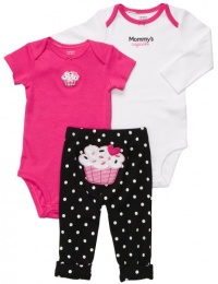 Carter's 3-pc. Pink Cupcake Bodysuit Set Carter's 3-pc. Pink Cupcake Bodysuit Set