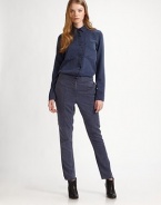 Super-soft pants with exposed seam panels - the perfect addition to any outfit. Front zipper with button closureExposed seam trimTencelDry cleanImportedModel shown is 5'9 (176cm) wearing US size Small.