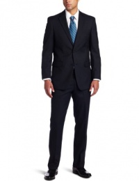 Tommy Hilfiger Men's 2 Button Side Vent Trim Fit Suit with Flat Front Pant Tommy Hilfiger Men's 2 Button Side Vent Trim Fit Suit with Flat Front Pant