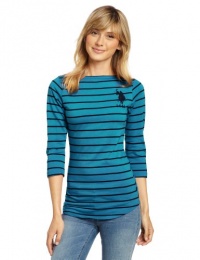 US Polo Assn. Juniors Striped Boat Neck Top US Polo Assn. Juniors Striped Boat Neck Top