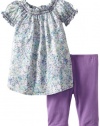 Splendid Littles Baby-girls  Splatter Paint Tunic Set, Berry, 18-24 Months