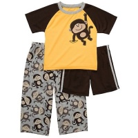 Carter's Yellow Monkey 3 Piece Pajama Set (24 months) Carter's Yellow Monkey 3 Piece Pajama Set (24 months)