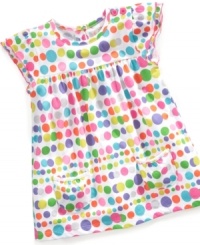 Round up a rainbow of colors for a pretty tunic with a ruffle sleeve from Carters that will brighten up any day-to-day outfit. (Clearance) Round up a rainbow of colors for a pretty tunic with a ruffle sleeve from Carters that will brighten up any day-to-day outfit. (Clearance)