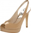 MICHAEL MICHAEL KORS Women's York Sling (Nude Patent 9.5 M)