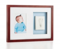 Pearhead Babyprints Keepsake Wall Frame, Mahogany Pearhead Babyprints Keepsake Wall Frame, Mahogany