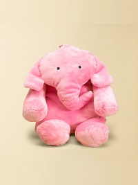 Silky plush elephant is so soft and snuggly it's sure to be baby's constant companion. Awarded the Oppenheim Toy Portfolio Gold Seal. Embroidered facial features 25H X 22W X 5D Polyester with fiber fill Machine wash Imported Recommended for infants and up Silky plush elephant is so soft and snuggly it's sure to be baby's constant companion. Awarded the Oppenheim Toy Portfolio Gold Seal. Embroidered facial features 25H X 22W X 5D Polyester with fiber fill Machine wash Imported Recommended for infants and up