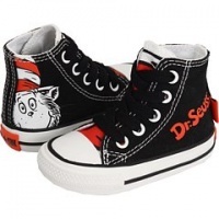 CONVERSE Kids' Cat in the Hat Hi Infant (Black/Grenadine/Wht 9.0 M) CONVERSE Kids' Cat in the Hat Hi Infant (Black/Grenadine/Wht 9.0 M)