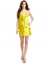 THE LOOKV-neckDraped ruffle detailSleevelessPullover styleTHE FITAbout 35 from shoulder to hemTHE MATERIALSilkCARE & ORIGINDry cleanImportedModel shown is 5'10 (177cm) wearing US size 4. THE LOOKV-neckDraped ruffle detailSleevelessPullover styleTHE FITAbout 35 from shoulder to hemTHE MATERIALSilkCARE & ORIGINDry cleanImportedModel shown is 5'10 (177cm) wearing US size 4.