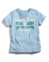 GUESS Kids Boys Guess Jeans Screen Tee, LIGHT BLUE (3T)