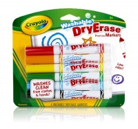 Crayola 6ct Dry Erase Broad Line Wahable Markers Crayola 6ct Dry Erase Broad Line Wahable Markers