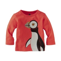 Tea Collection Baby-Boys Infant Puffin Tee, Vermillion, X-Small Tea Collection Baby-Boys Infant Puffin Tee, Vermillion, X-Small