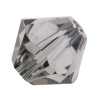 SWAROVSKI ELEMENTS Crystal Bicone 5328 4mm Black Diamond (50)