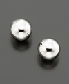 A classic look that works for weekends and days in the office too! 14k white gold studs measure 10 mm.