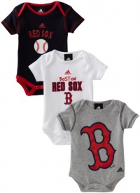 MLB Infant Boston Red Sox 3 Piece Bodysuit Set (Multi, 18mos)