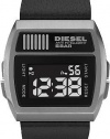 Diesel Men's DZ7203 Digital Genuine Leather and Stainless Steel Black Dial Watch