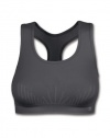 Champion Medium Impact Seamless Soft Cup Sports Bra, S, Asphalt