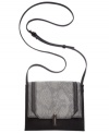 Urban cool with an uptown attitude, this petite pretty from RACHEL Rachel Roy works city girl chic. With python-embossed detailing and versatile crossbody strap, it's outfitted to explore any avenue.