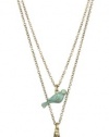 Lucky Brand Double Layer Birds Nest Necklace