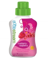 Jazz up sparkling water with gourmet flavor in seconds flat for a burst that will wake up your taste buds and put variety back into your glass. Each bottle of mix makes 12 liters of homemade soda and involves nothing more than adding a capful of mix to your cup-simple, smart and satisfying. Jazz up sparkling water with gourmet flavor in seconds flat for a burst that will wake up your taste buds and put variety back into your glass. Each bottle of mix makes 12 liters of homemade soda and involves nothing more than adding a capful of mix to your cup-simple, smart and satisfying.