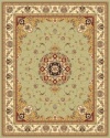 Safavieh Lyndhurst Collection LNH329B Green and Ivory Round Area Rug, 8-Feet Round