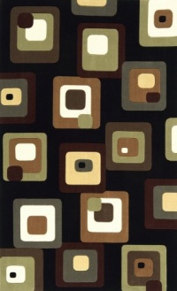 Area Rug 8x11 Rectangle Contemporary Black Color - Momeni Elements Rug from RugPal Area Rug 8x11 Rectangle Contemporary Black Color - Momeni Elements Rug from RugPal