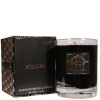 Voluspa Clear Glass Candle Makassar Ebony & Peach, 10oz glass