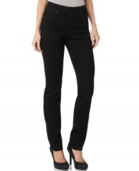 These jeggings from Not Your Daughter's Jeans lend on-trend style and comfort. Stretch denim fabric and a pull-on elastic waistband make these as comfy as leggings, while grommets and faux 4-pocket styling offer the look of jeans! These jeggings from Not Your Daughter's Jeans lend on-trend style and comfort. Stretch denim fabric and a pull-on elastic waistband make these as comfy as leggings, while grommets and faux 4-pocket styling offer the look of jeans!