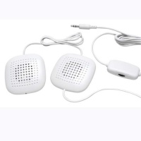 Sound Oasis SP-101 Sleep Therapy Pillow Speakers With In-live Volume Control, White Sound Oasis SP-101 Sleep Therapy Pillow Speakers With In-live Volume Control, White
