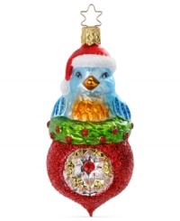 A colorful idea! Adorn your Christmas tree with this Inge-Glas ornament that's mouth-blown and hand-painted in festive colors. A colorful idea! Adorn your Christmas tree with this Inge-Glas ornament that's mouth-blown and hand-painted in festive colors.