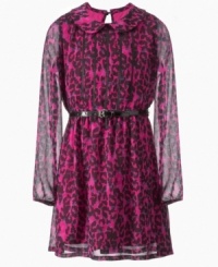 She'll be pulling this style out of the closet without pause – this animal-print dress from Jessica Simpson simply attracts the party.