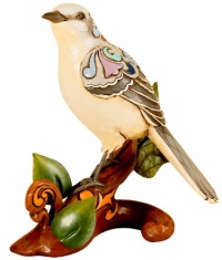 Jim Shore Heartwood Creek Mockingbird Figurine, 4-3/4-Inch Jim Shore Heartwood Creek Mockingbird Figurine, 4-3/4-Inch